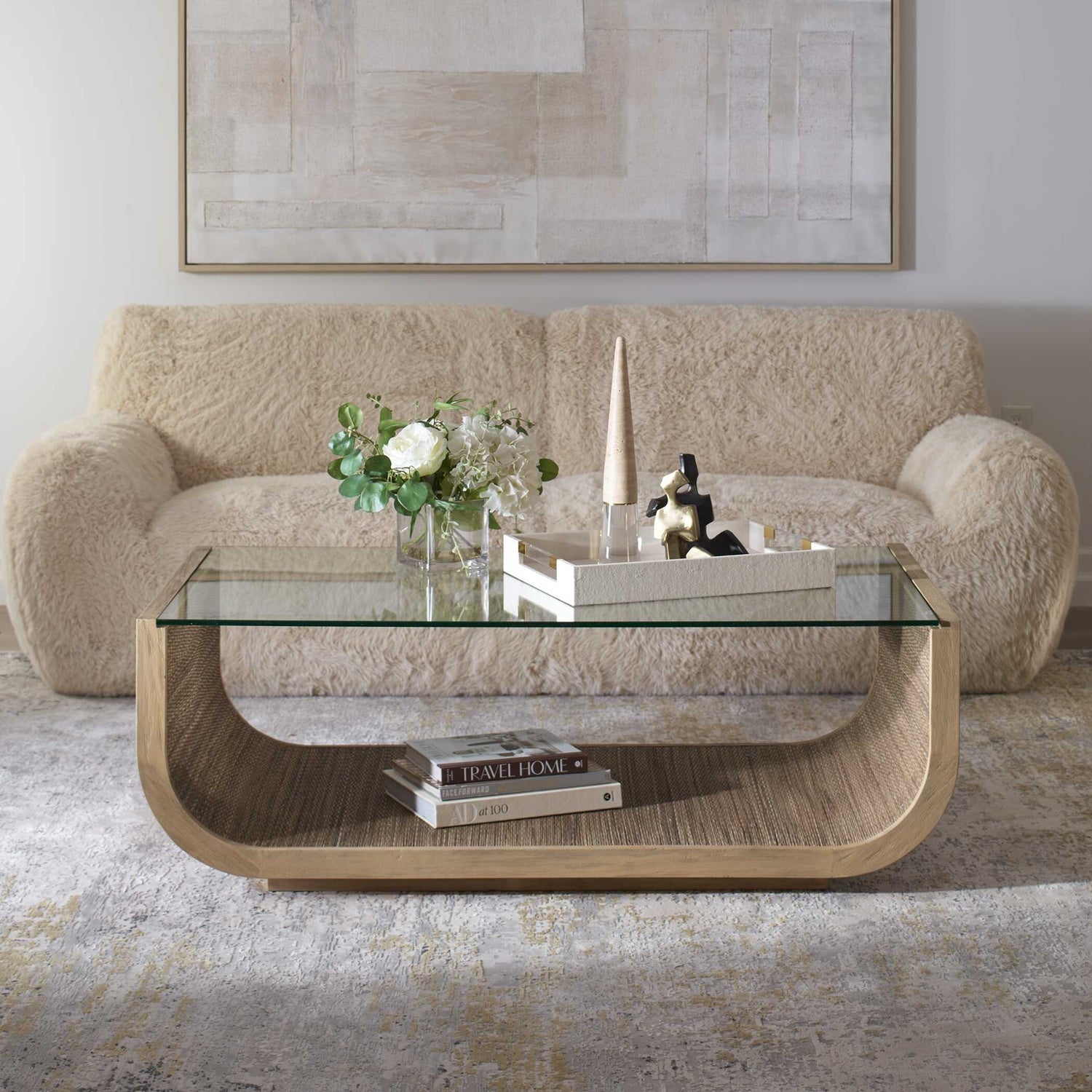 UTTERMOST FARRINGTON MODERN COFFEE TABLE - Coffee