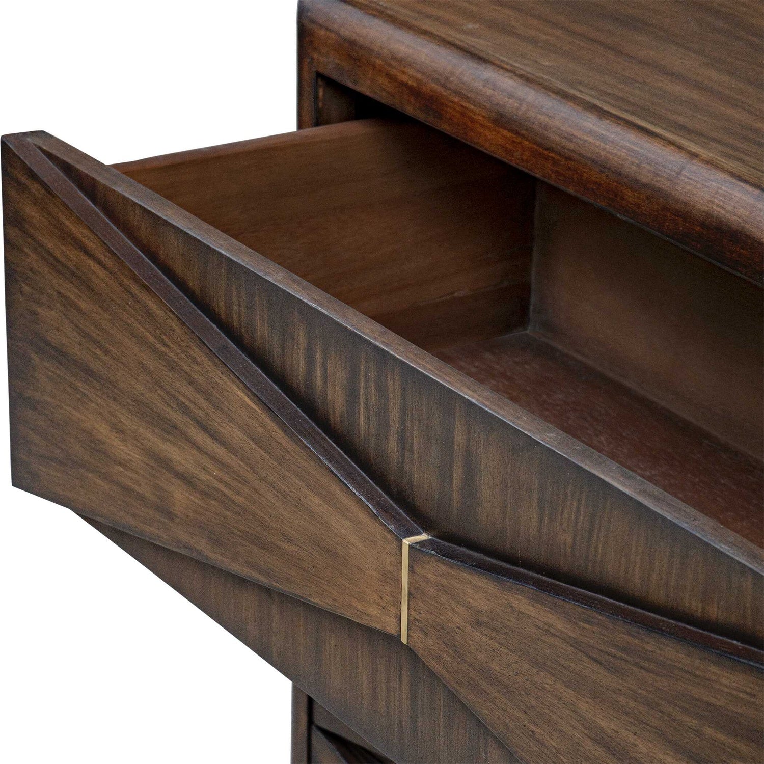UTTERMOST BOWTIE 3 DRAWER MID-CENTURY CHEST - Benches, Ottoman, Stools