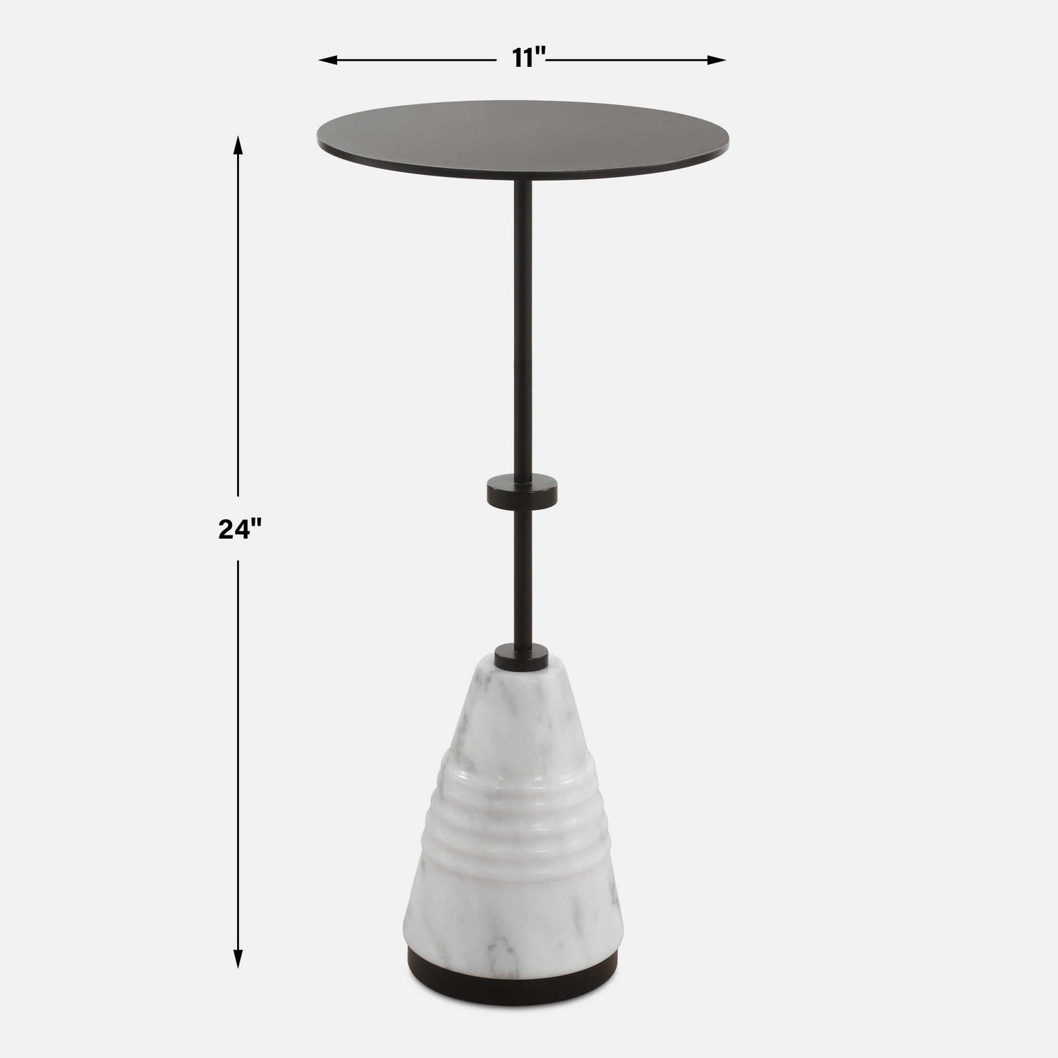 UTTERMOST KINCAID METAL DRINK TABLE - Side