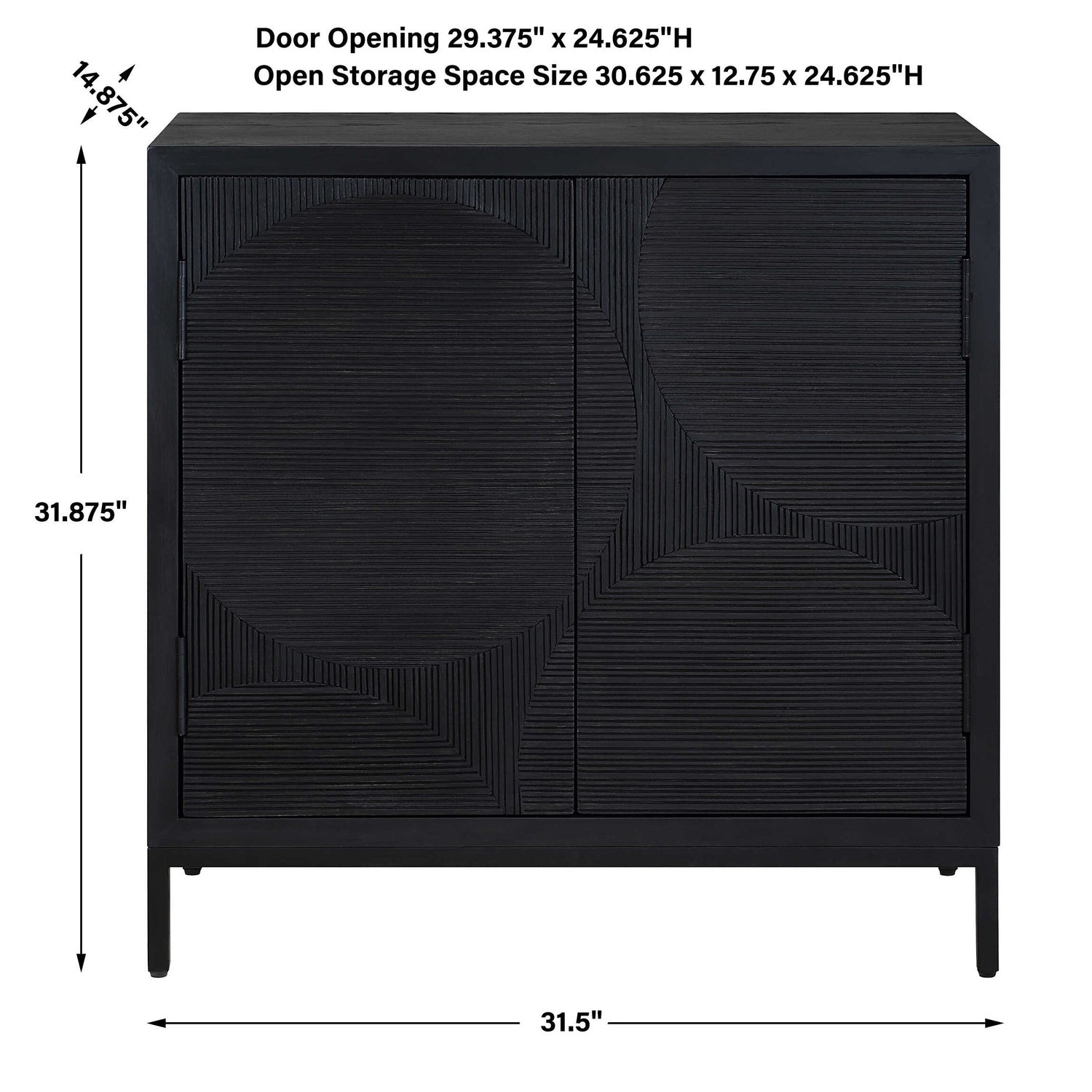 UTTERMOST Beswick 2 Door Cabinet - Cabinets & Bar