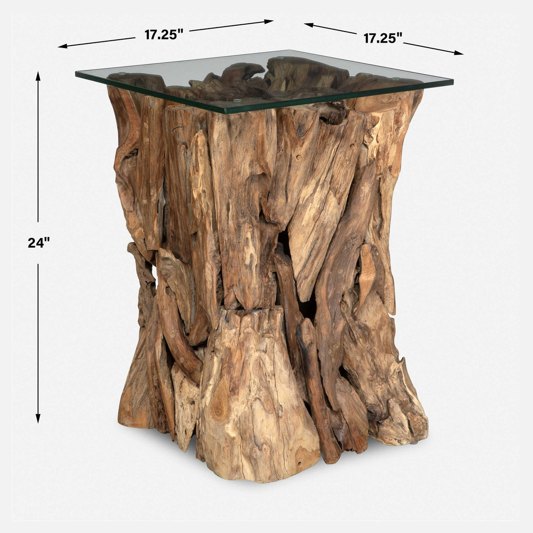 UTTERMOST ROZEL END TABLE - Side