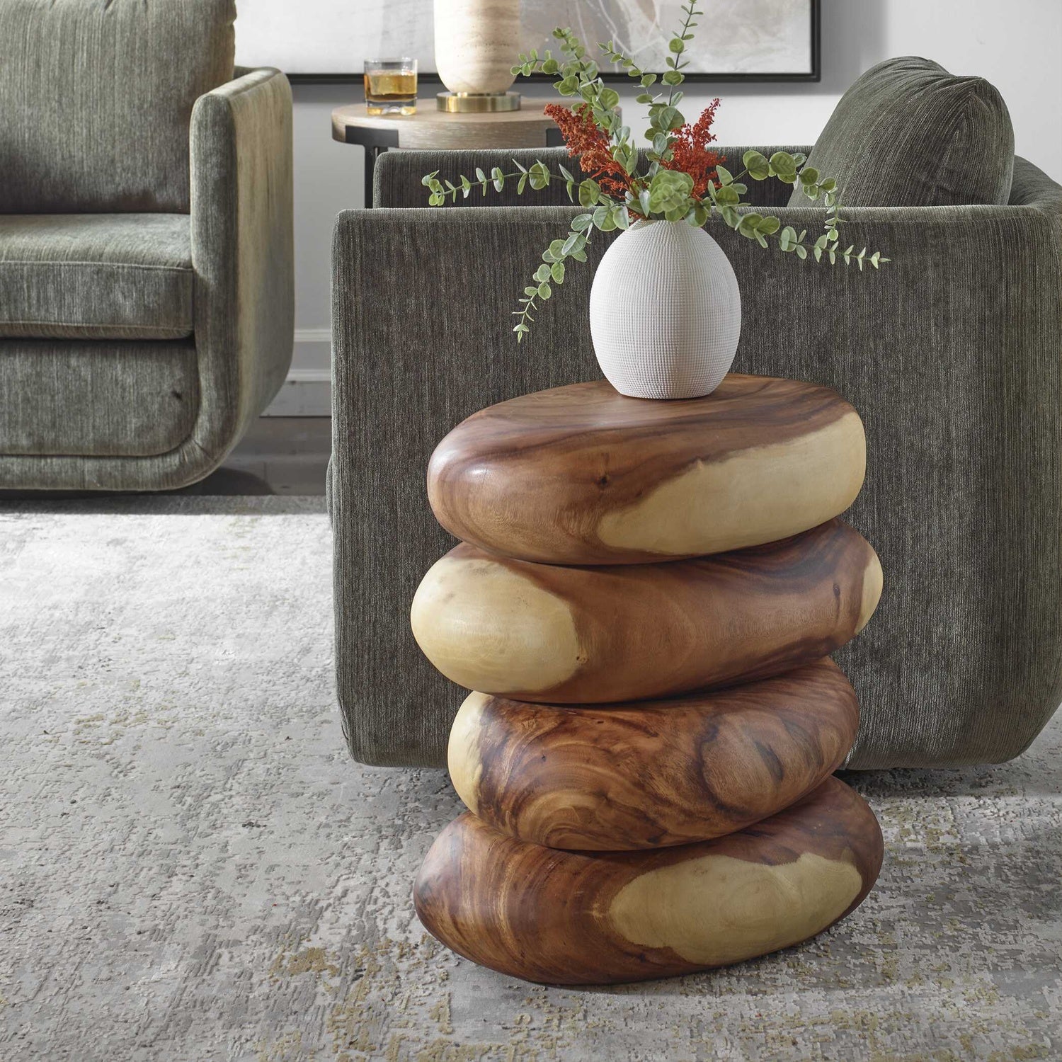 UTTERMOST CARRILLO MODERN END TABLE - Side