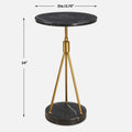UTTERMOST ROSSTON ACCENT TABLE - Side