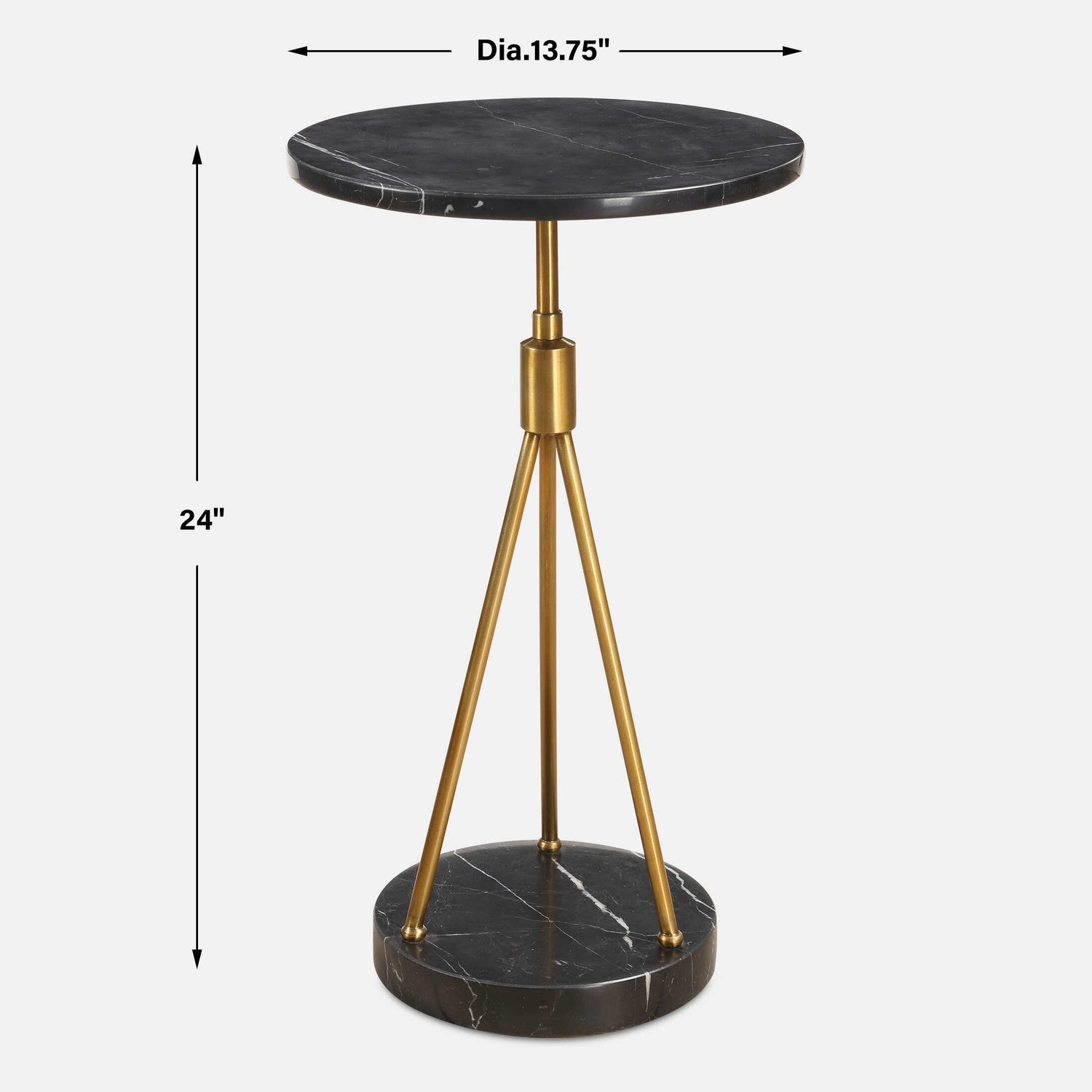 UTTERMOST ROSSTON ACCENT TABLE - Side