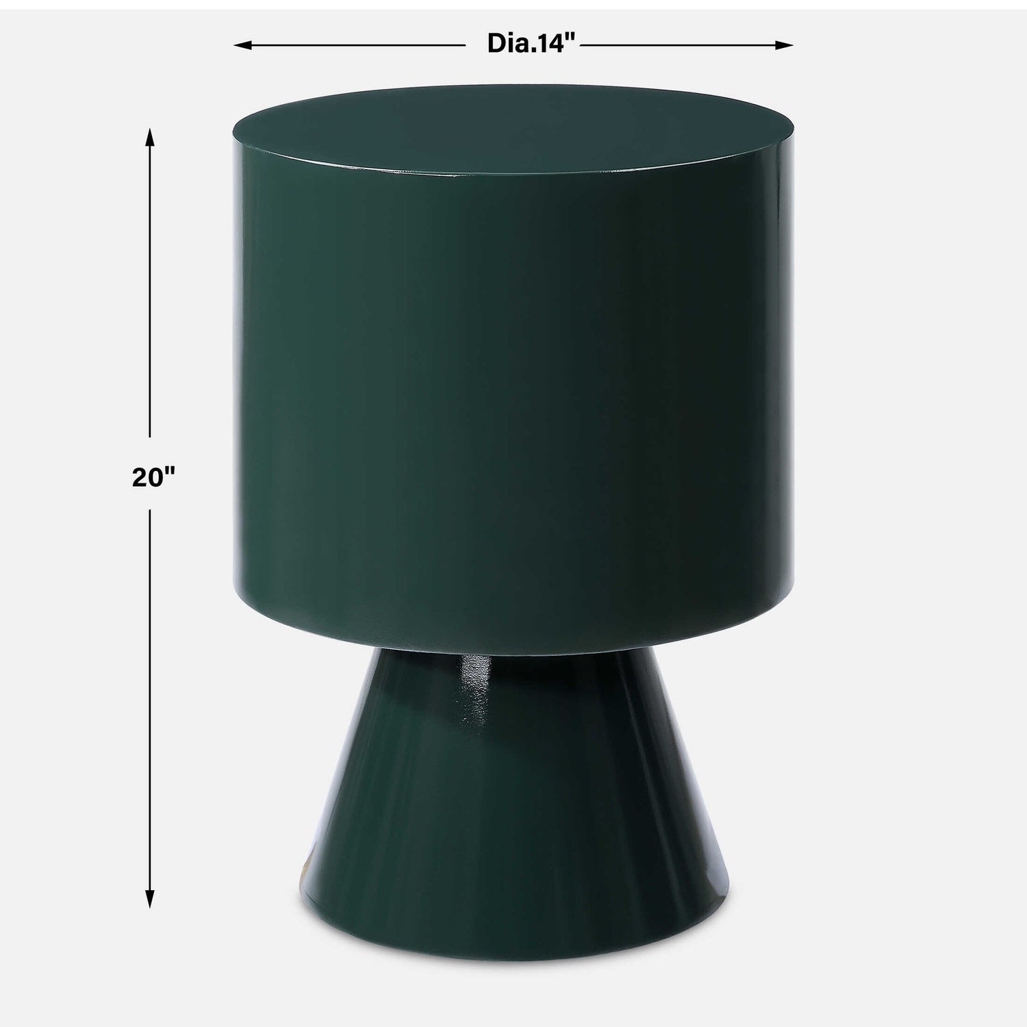 UTTERMOST DENISON ACCENT TABLE - Side