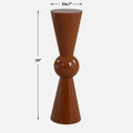 UTTERMOST Hepler Gloss Terracotta Drink Table - Side