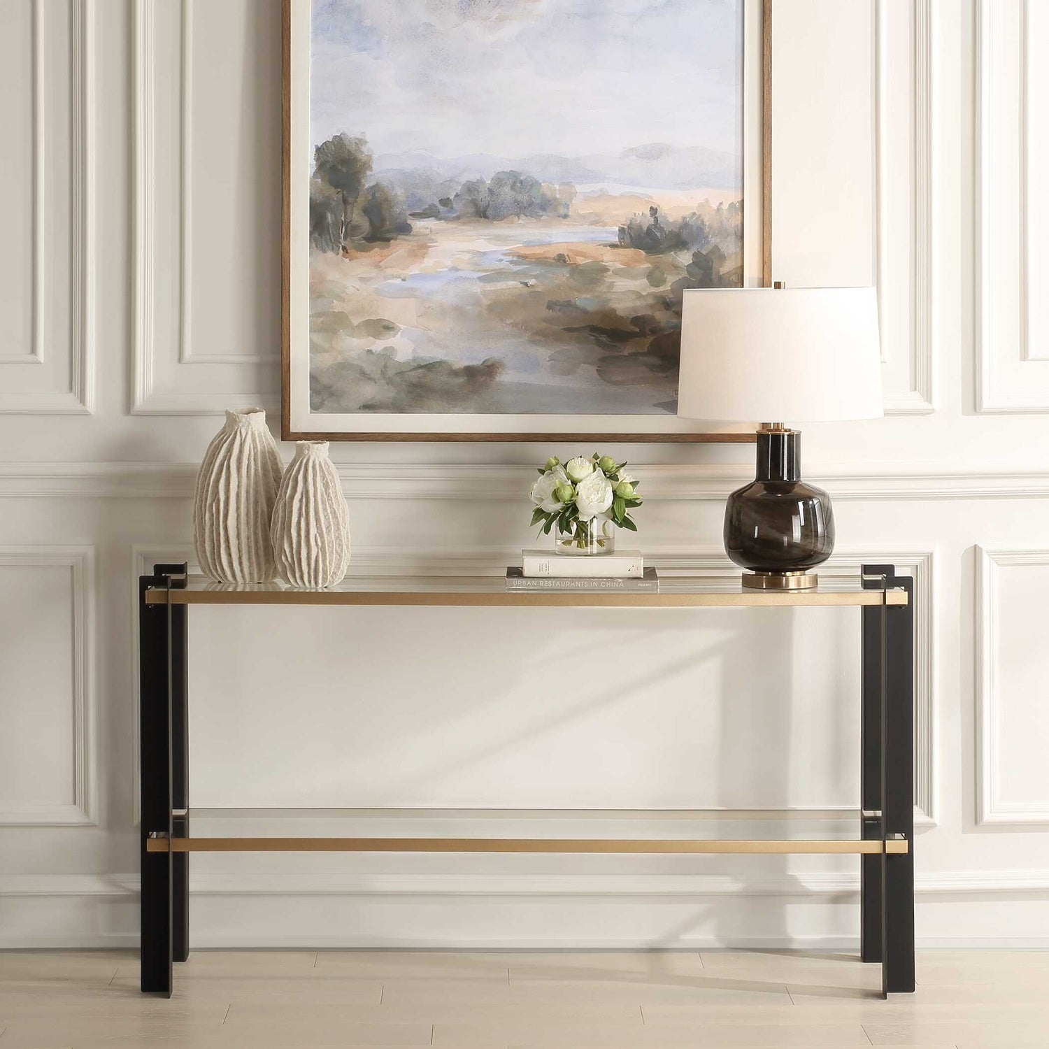 UTTERMOST Cunene Contemporary Console Table - Consoles