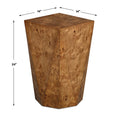 UTTERMOST Hughes Geometric Accent Table - Side