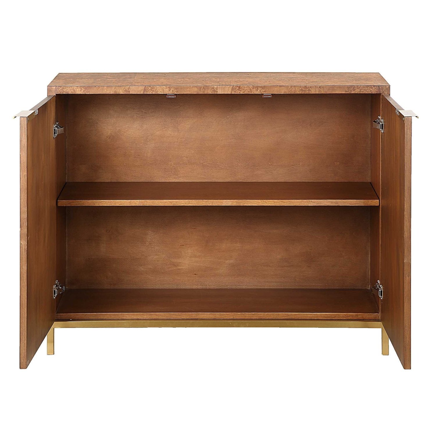 UTTERMOST JETHRO BURL 2 DOOR CABINET - Cabinets & Bar