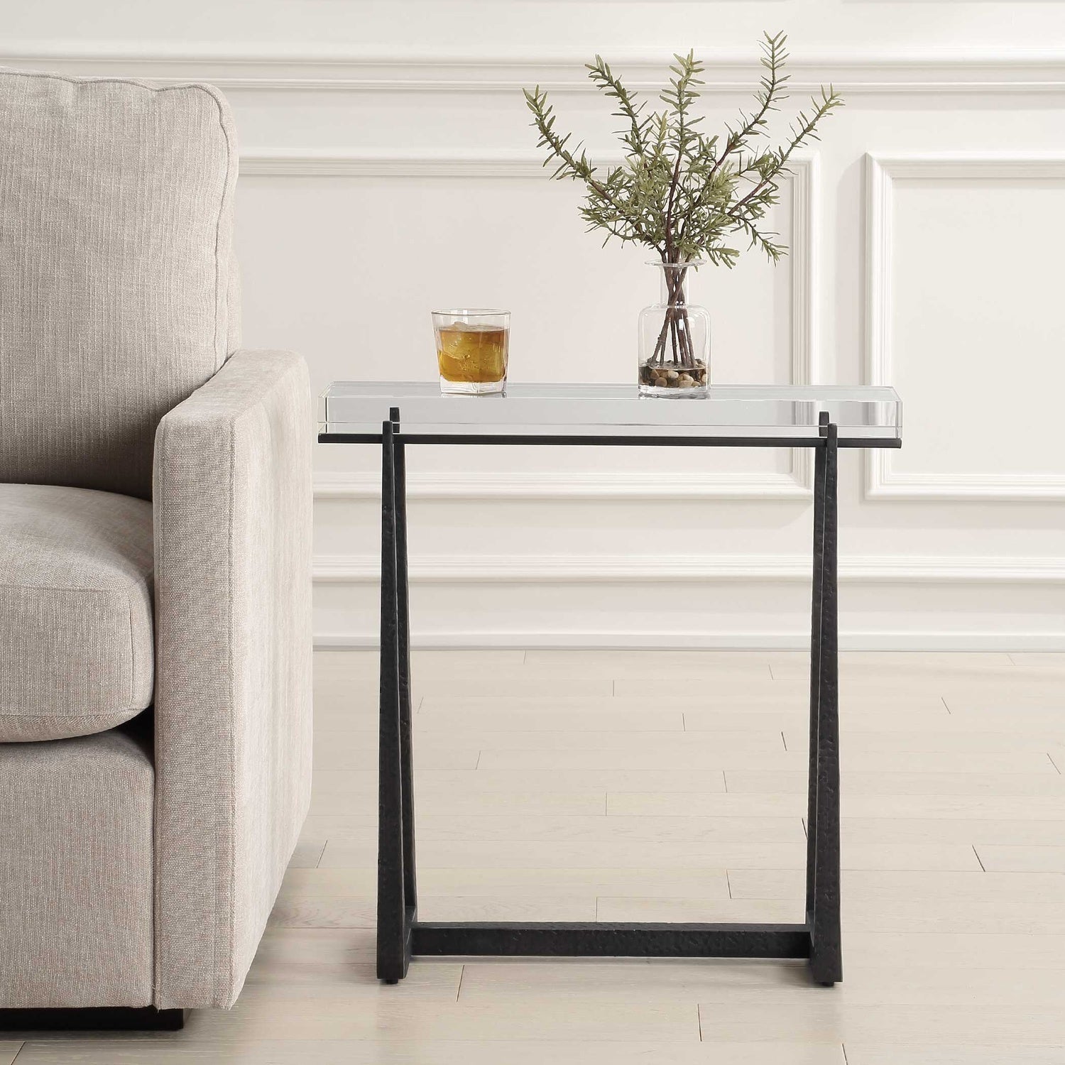 UTTERMOST MIDAS ACCENT TABLE - Side