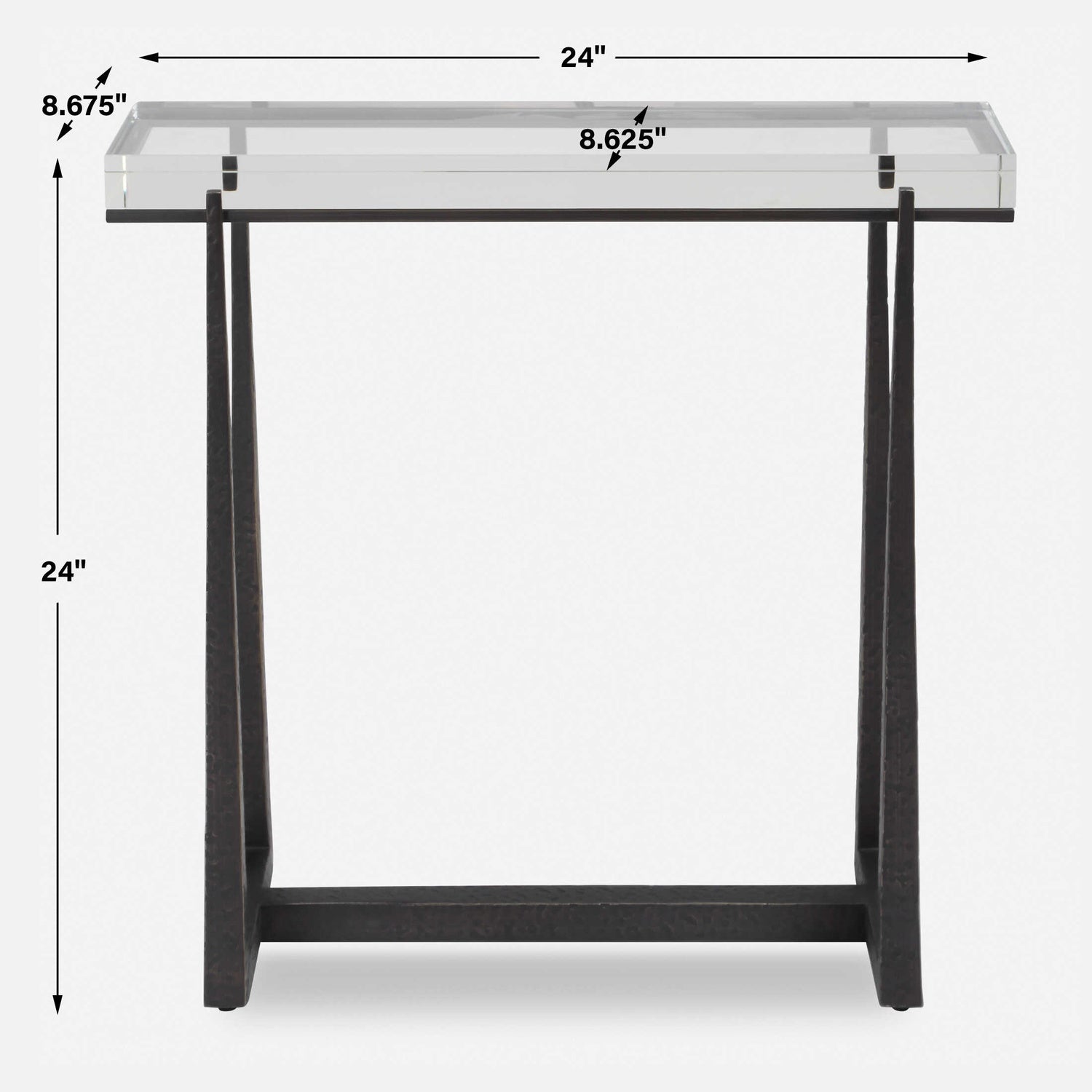 UTTERMOST MIDAS ACCENT TABLE - Side