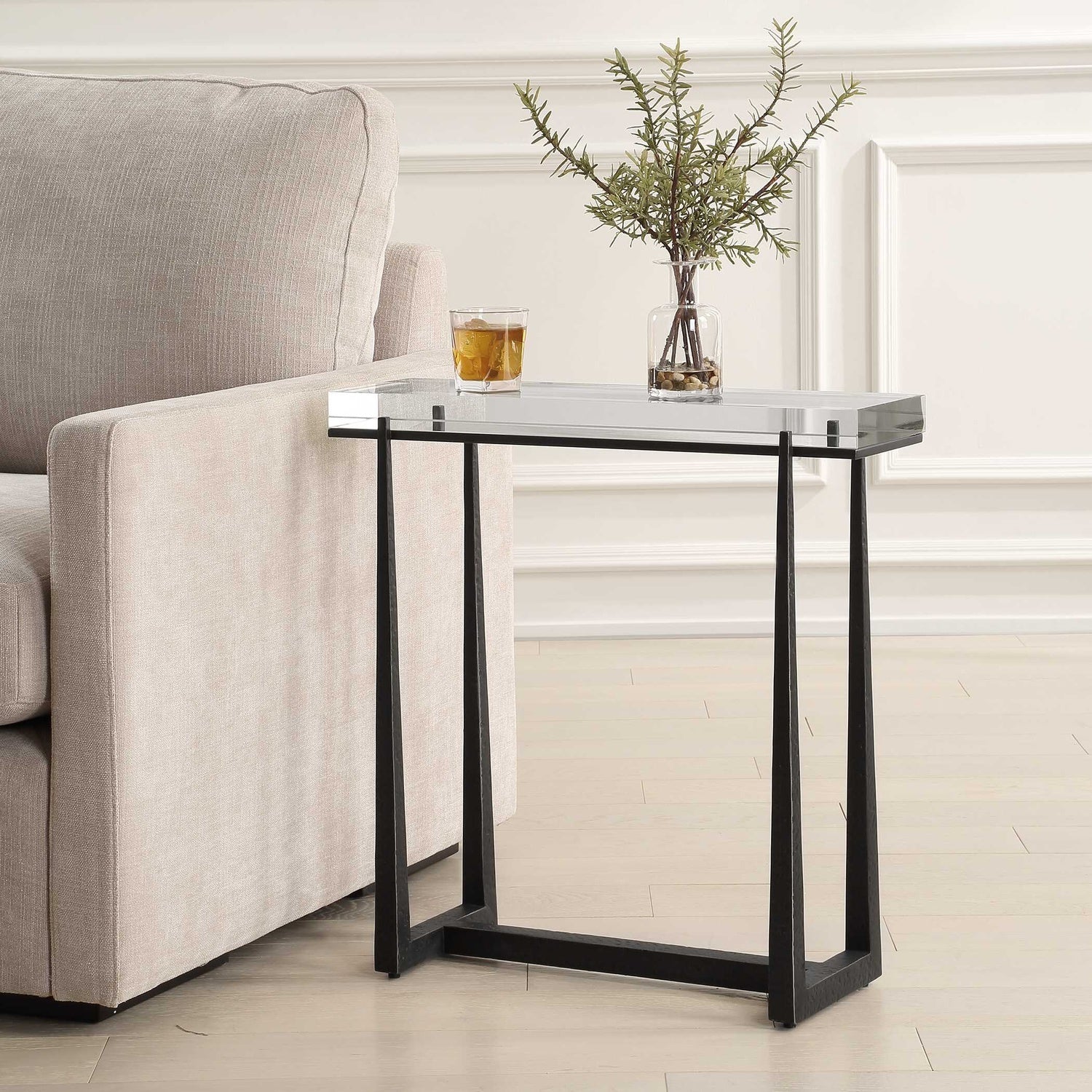 UTTERMOST MIDAS ACCENT TABLE - Side