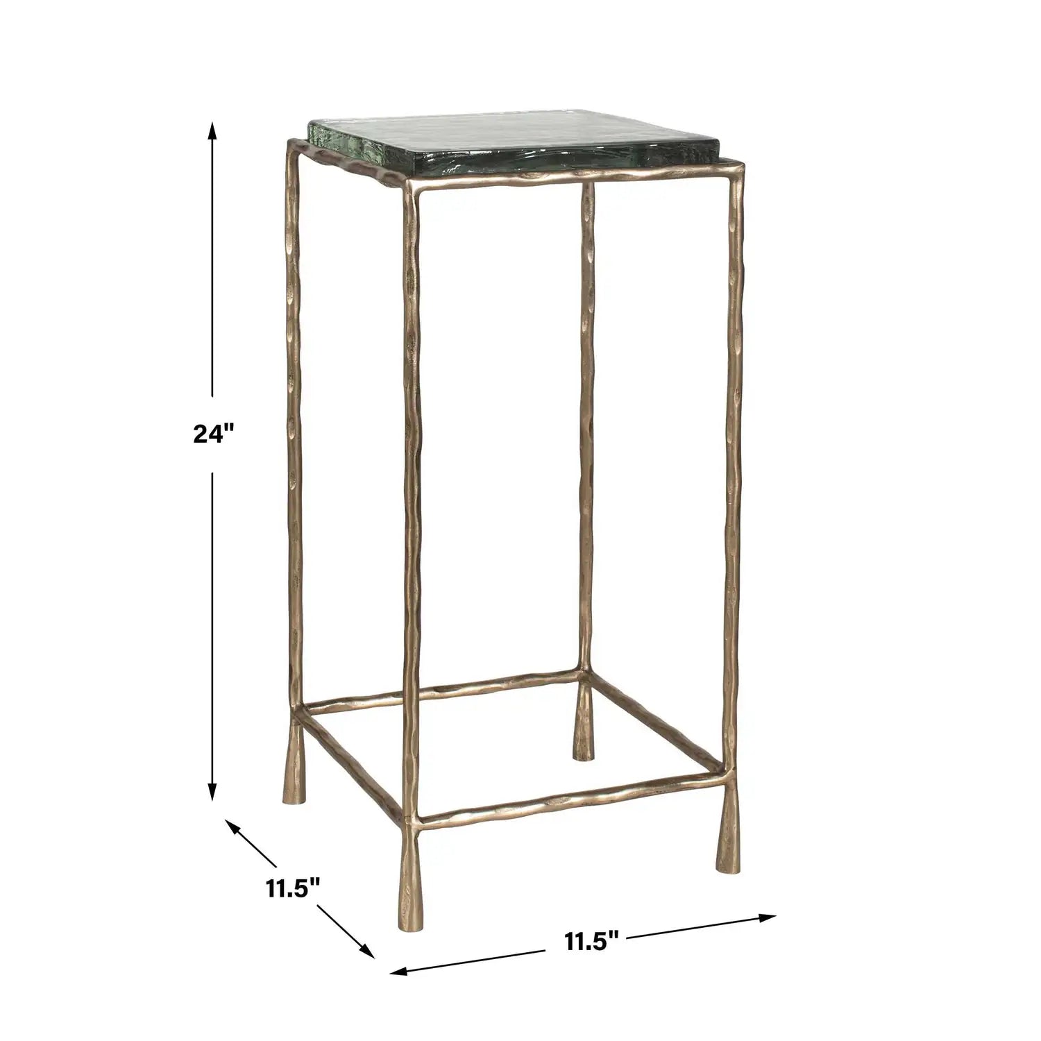 UTTERMOST Ovard Antiqued Accent Table - Side