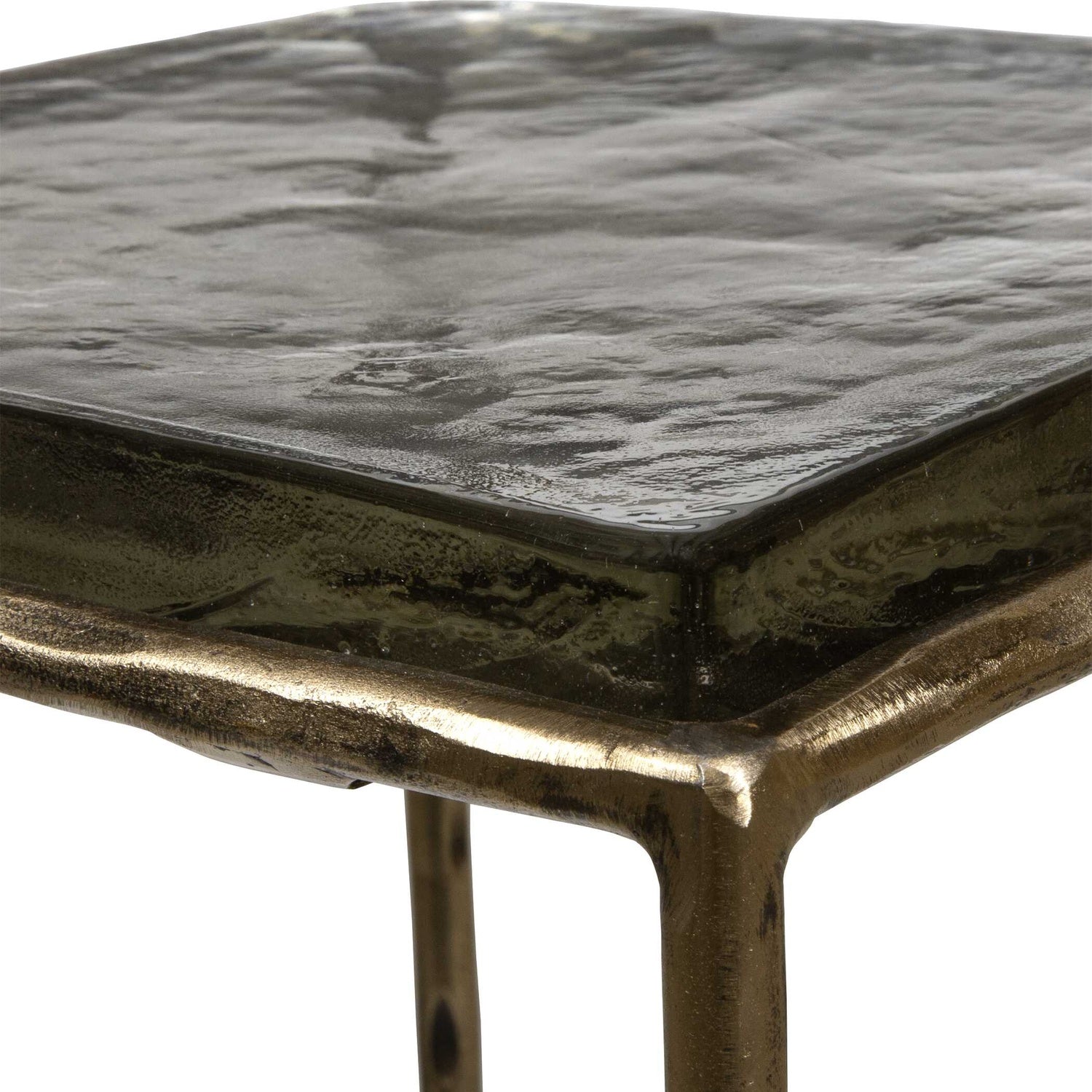 UTTERMOST OVARD ANTIQUED ACCENT TABLE - Side