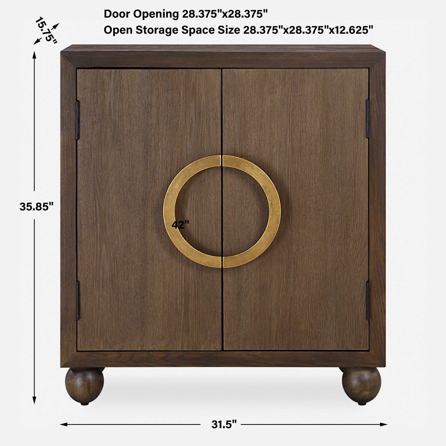 UTTERMOST MAYENNE 2 DOOR CABINET - Cabinets & Bar
