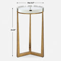 UTTERMOST Midas Accent Table - Side