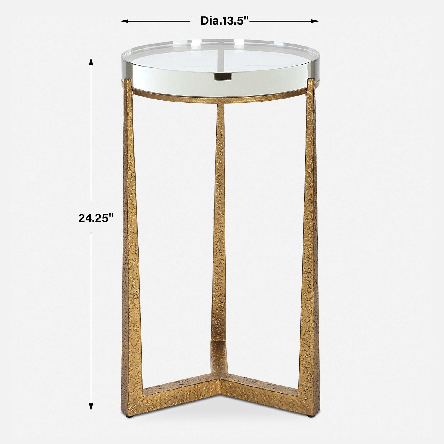 UTTERMOST Midas Accent Table - Side