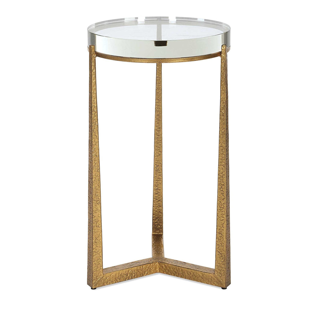UTTERMOST MIDAS ANTIQUE ACCENT TABLE - Side