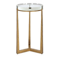 UTTERMOST MIDAS ANTIQUE ACCENT TABLE - Side