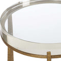 UTTERMOST MIDAS ANTIQUE ACCENT TABLE - Side