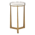 UTTERMOST MIDAS ANTIQUE ACCENT TABLE - Side