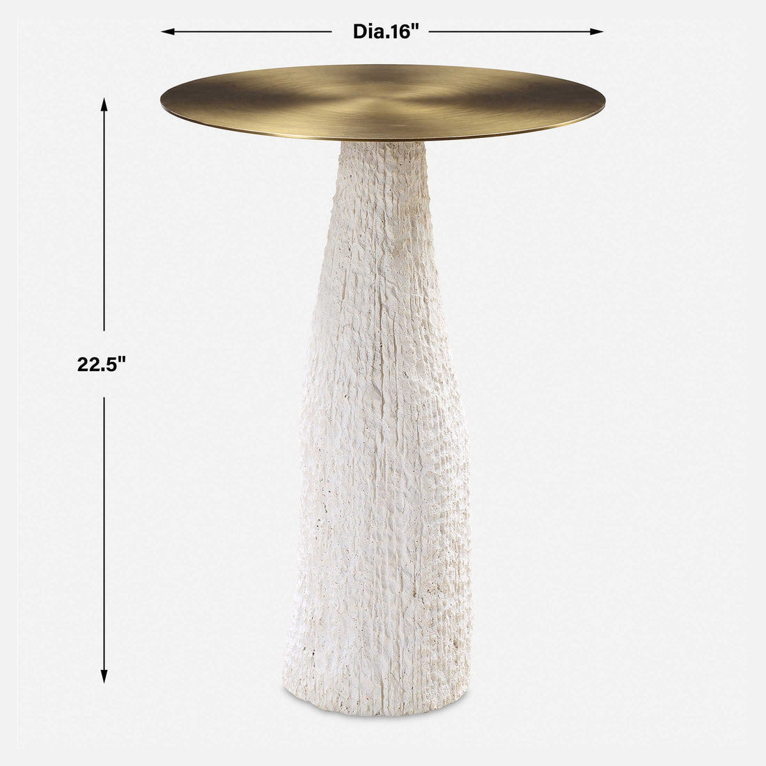 UTTERMOST HOLLEN ACCENT TABLE - Side