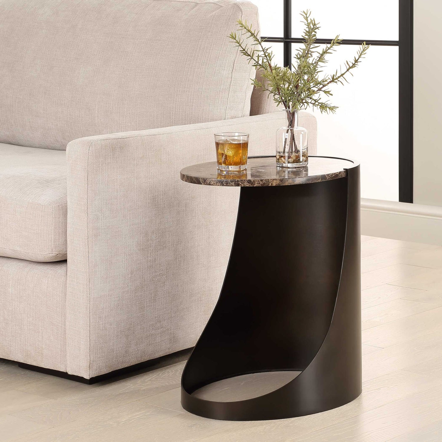 UTTERMOST Welling Modern Metal Side Table - Side