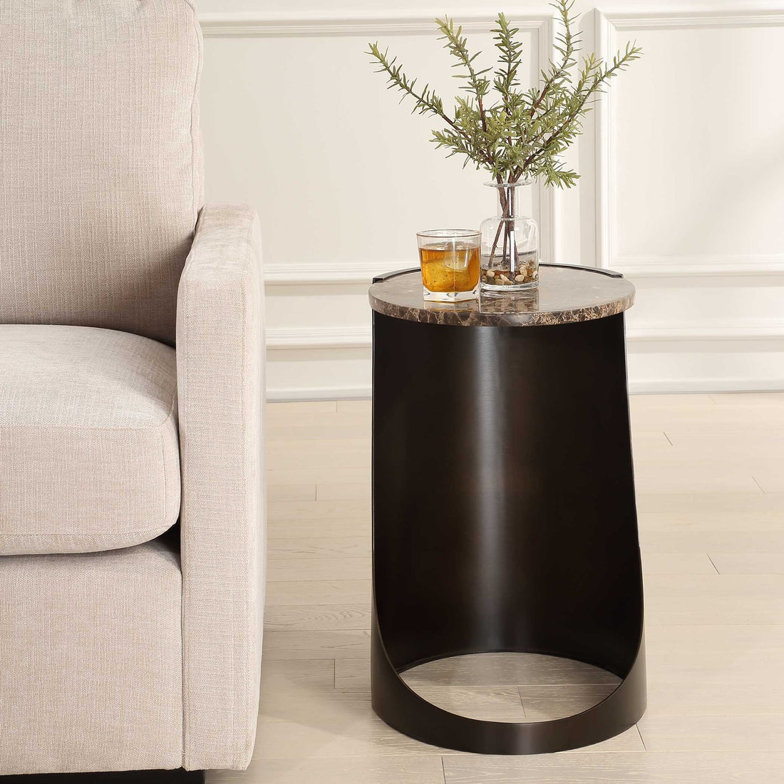 UTTERMOST Welling Modern Metal Side Table - Side