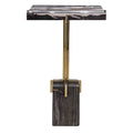 UTTERMOST Rowman Petrified Accent Table - Side