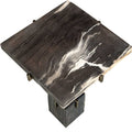UTTERMOST ROWMAN PETRIFIED ACCENT TABLE - Side