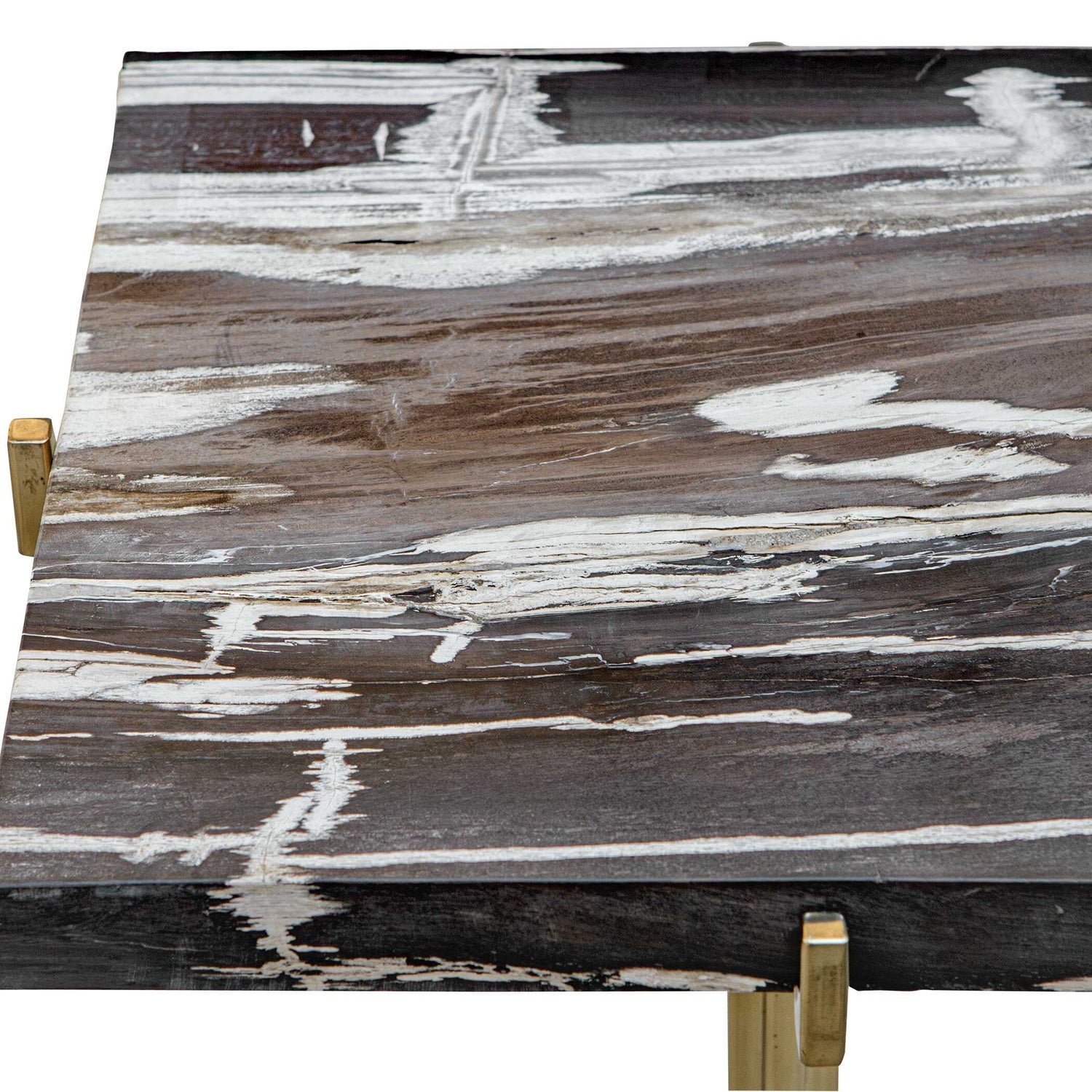 UTTERMOST Rowman Petrified Accent Table - Side