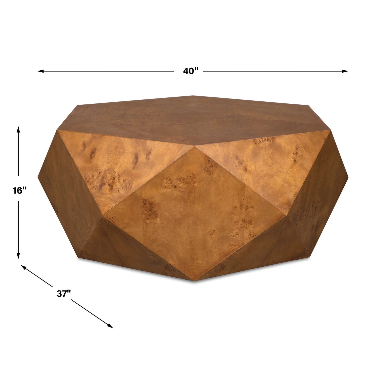 UTTERMOST HUGHES GEOMETRIC COFFEE TABLE - Coffee