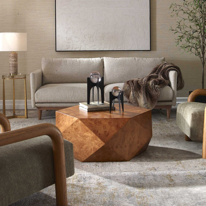 UTTERMOST HUGHES GEOMETRIC COFFEE TABLE - Coffee