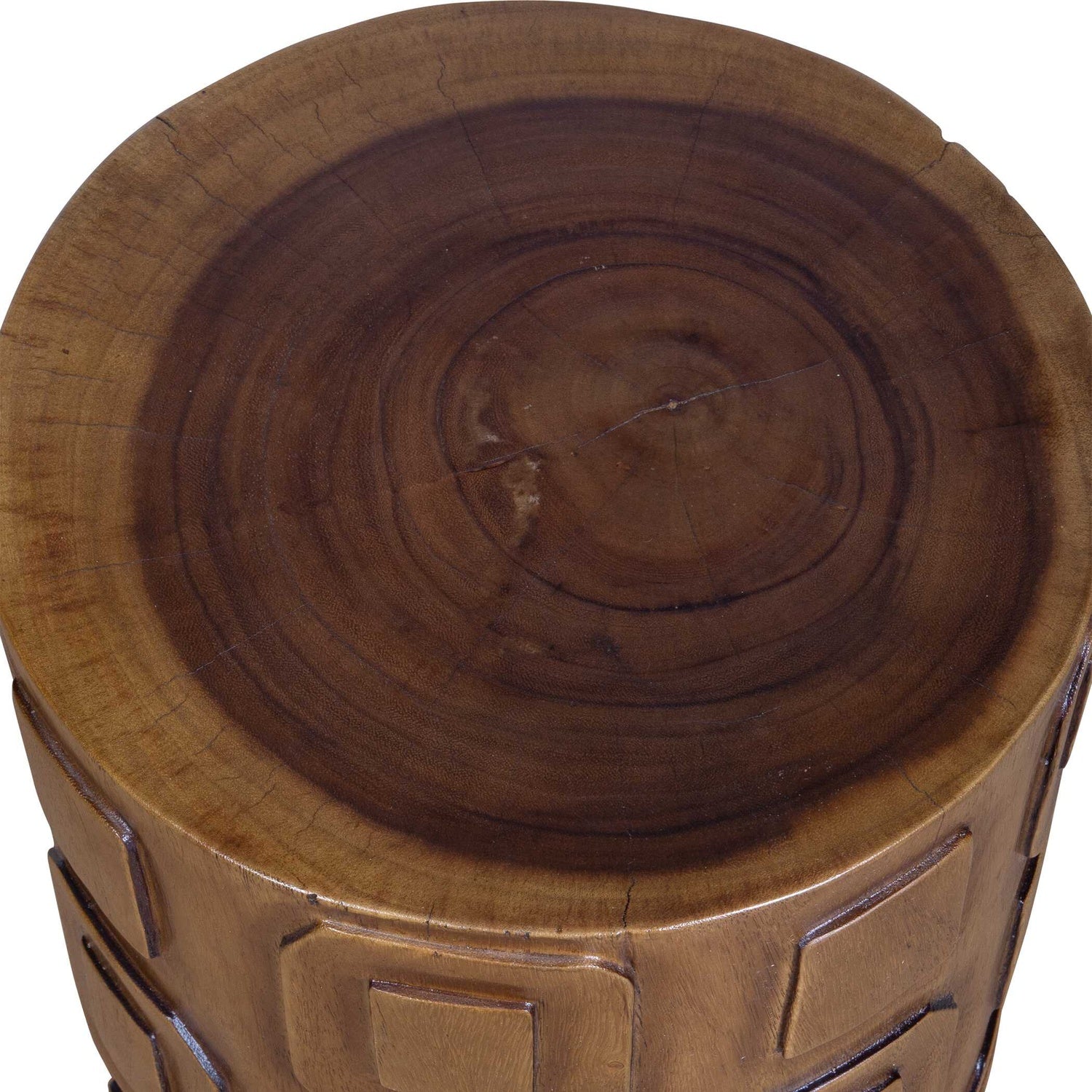 UTTERMOST Alson Geometric Accent Table - Side