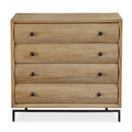 UTTERMOST MILLARD CURVED 4 DRAWER CHEST - Benches, Ottoman, Stools