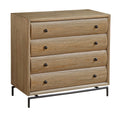 UTTERMOST MILLARD CURVED 4 DRAWER CHEST - Benches, Ottoman, Stools