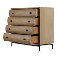 UTTERMOST MILLARD CURVED 4 DRAWER CHEST - Benches, Ottoman, Stools