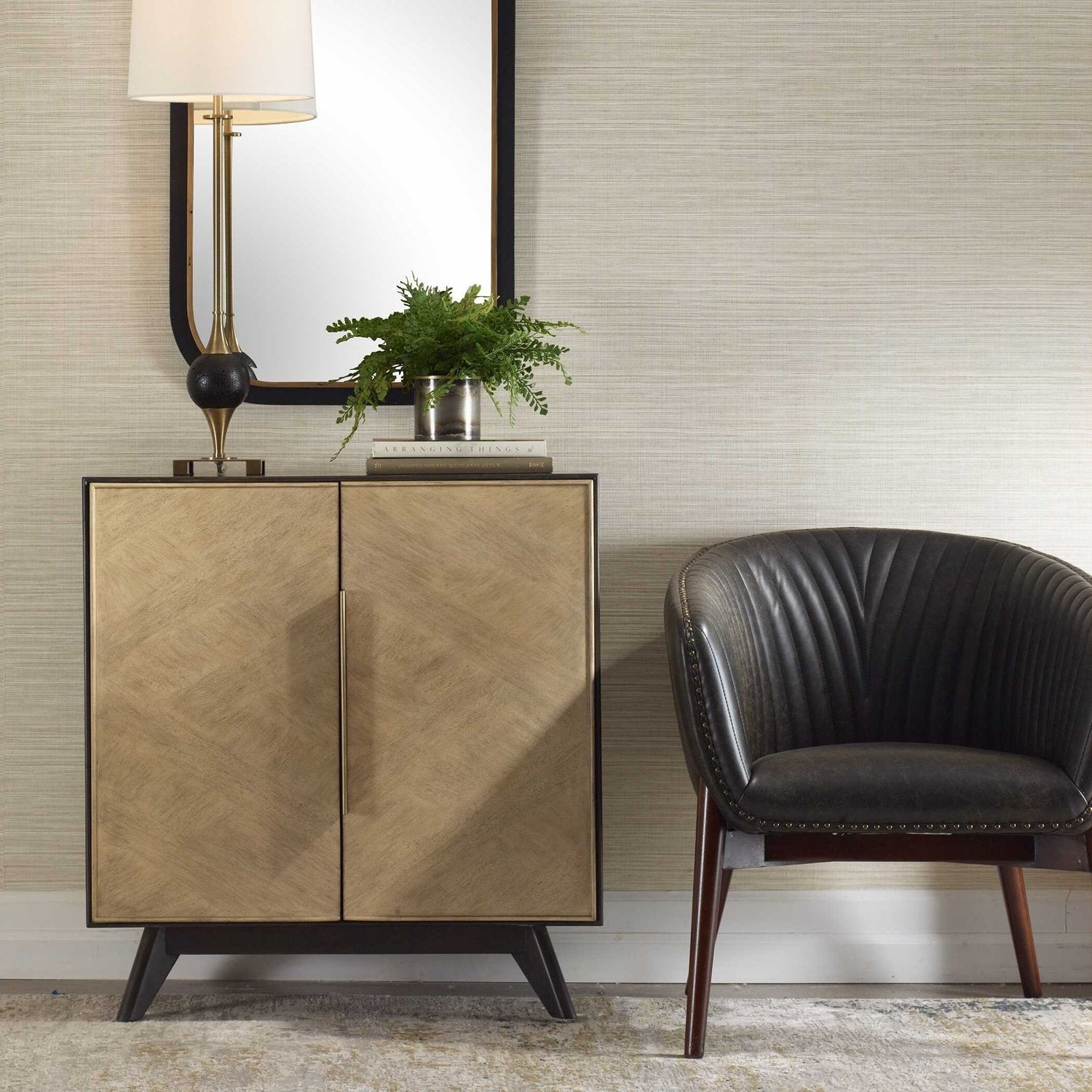 UTTERMOST Reina Modern 2 Door Cabinet - Cabinets & Bar