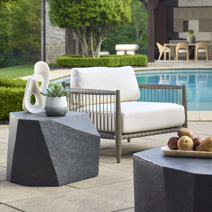 UTTERMOST Parra Slate Outdoor Side Table - Outdoor Tables