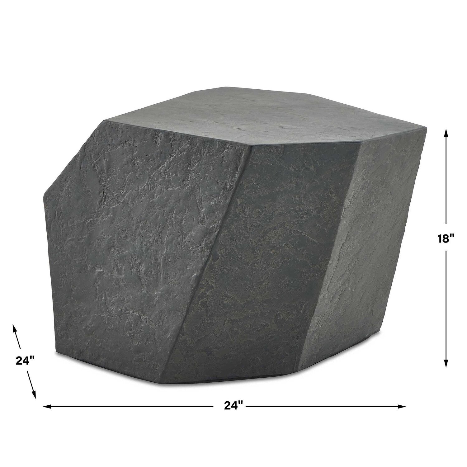 UTTERMOST PARRA SLATE OUTDOOR SIDE TABLE - Outdoor Tables