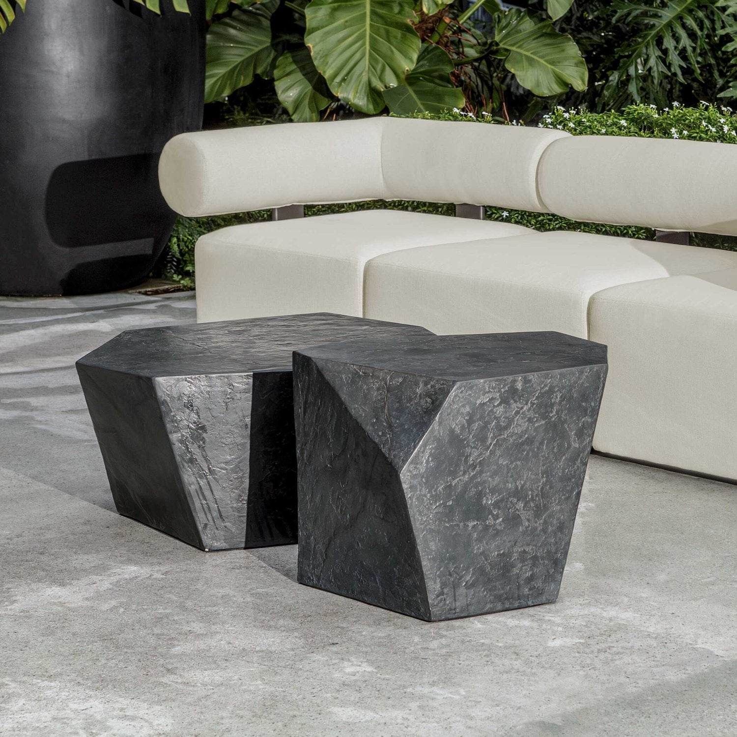 UTTERMOST Parra Slate Outdoor Coffee Table - Outdoor Tables