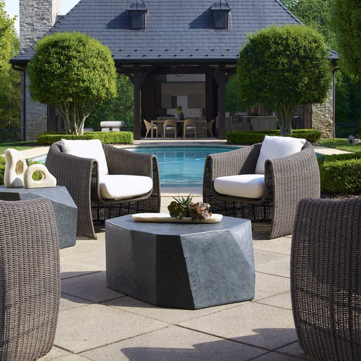 UTTERMOST Parra Slate Outdoor Coffee Table - Outdoor Tables