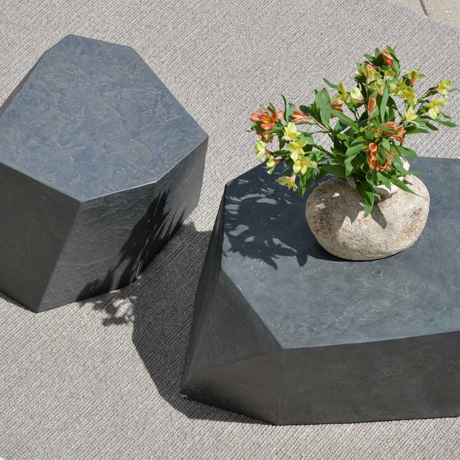 UTTERMOST Parra Slate Outdoor Coffee Table - Outdoor Tables