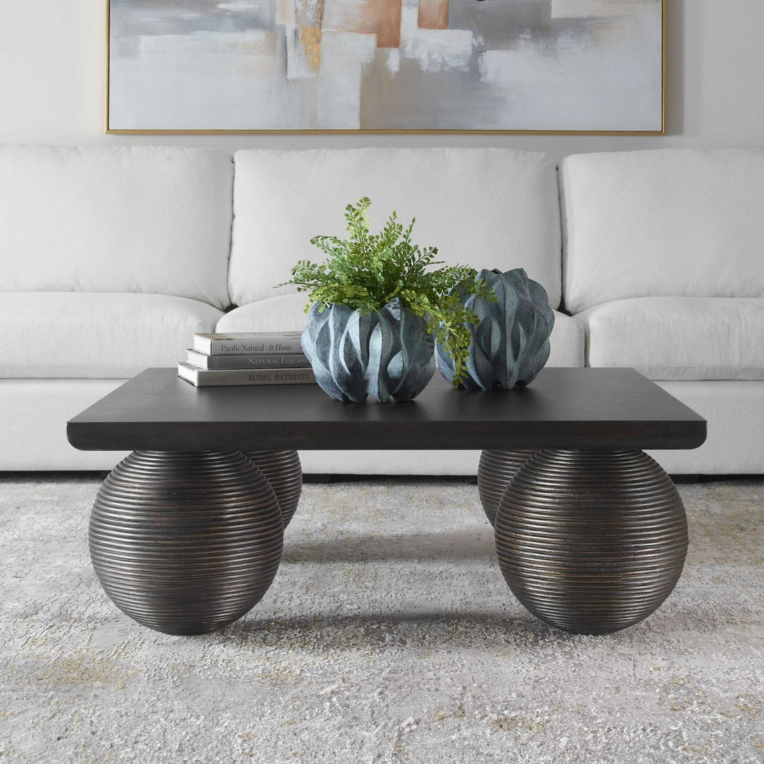 UTTERMOST Kasson Sphere Leg Coffee Table - Coffee