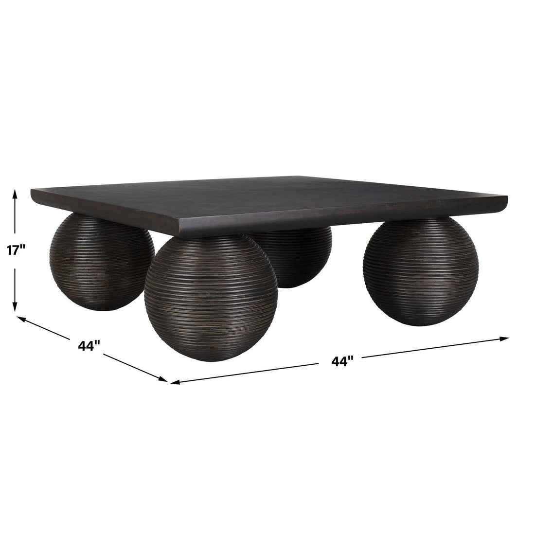 UTTERMOST KASSON SPHERE LEG COFFEE TABLE - Coffee