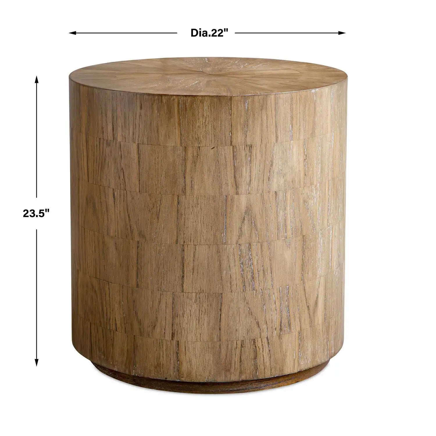 UTTERMOST Nevis Cylinder Side Table - Decorative Accents