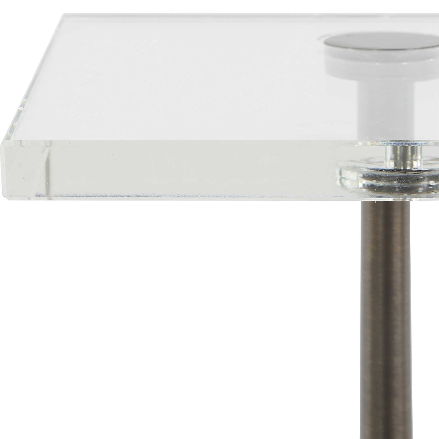 UTTERMOST PELTON DRINK TABLE - Side
