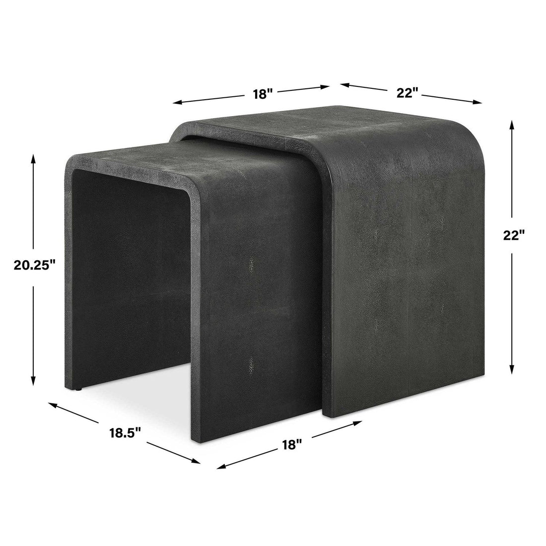 UTTERMOST INTERPOSE NESTING SIDE TABLE - Side
