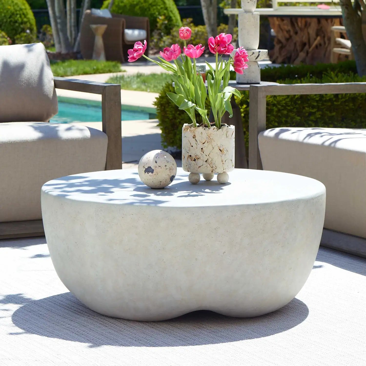 UTTERMOST Wright Outdoor Coffee Table - Outdoor Tables