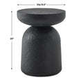 UTTERMOST HURLEE OUTDOOR ACCENT TABLE - Side